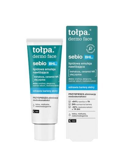 Tołpa Dermo Face Sebio BHL Lipidowa emulsja nawilżająca, 40 ml