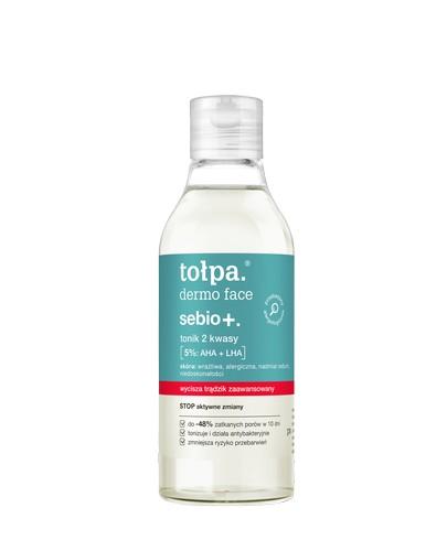 Tołpa dermo face sebio+ tonik 2 kwasy, 200 ml