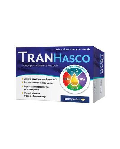 TRAN HASCO 500 mg, 60 kapsułek