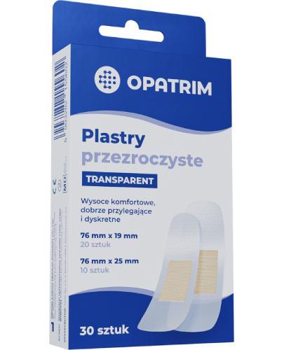 Opatrim Transparent Plastry przezroczyste, 30 sztuk