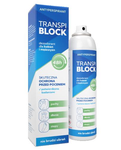 Transpiblock Deo Dezodorant dla kobiet i mężczyzn 48h, 150 ml