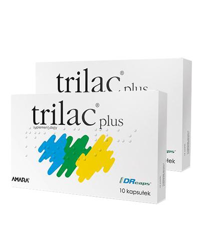 TRILAC PLUS, 2 x 10 kaps., cena, wskazania, skład