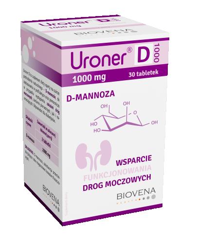 Uroner D 1000 mg, 30 tabletek