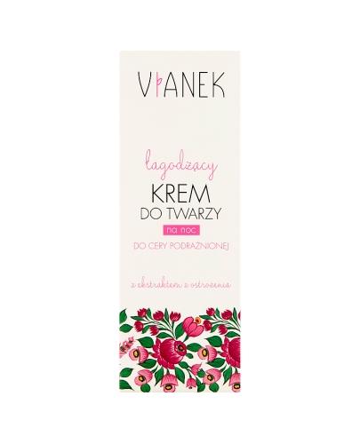 VIANEK Łagodzący krem do twarzy na noc - 50 ml