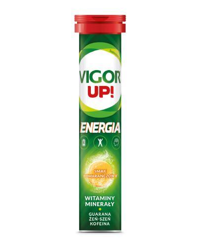 Vigor Up! Energia smak pomarańczowy, 20 tabletek musujących