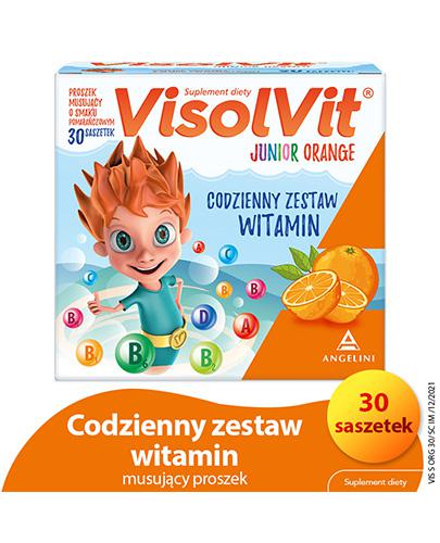 VISOLVIT JUNIOR Smak pomarańczowy - 30 sasz.