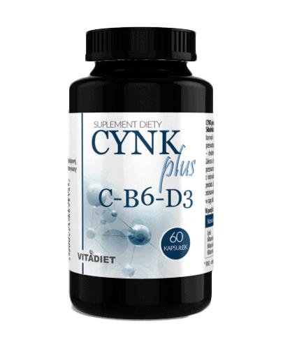 Vitadiet Cynk Plus C-B6-D3, 60 kapsułek