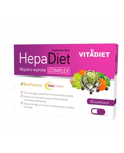 Vitadiet HepaDiet Complex, 30 kaps., cena, opinie, stosowanie