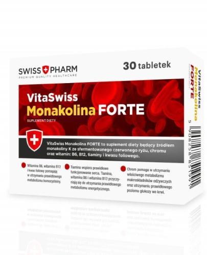 VitaSwiss Monakolina Forte, 30 tabletek