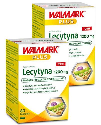 WALMARK PLUS Lecytyna Forte 1200 mg, 2 x 80 kapsułek