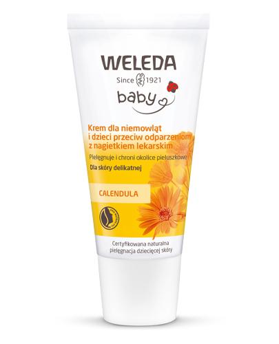 Weleda Calendula Krem dla niemowląt i dzieci przeciw odparzeniom, 30 ml