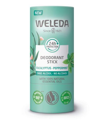 Weleda Dezodorant-sztyft 24h eukaliptus-mięta pieprzowa, 50 g