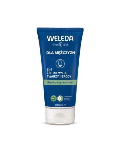 Weleda Dla Mężczyzn Żel do mycia twarzy i brody 2w1, 100 ml