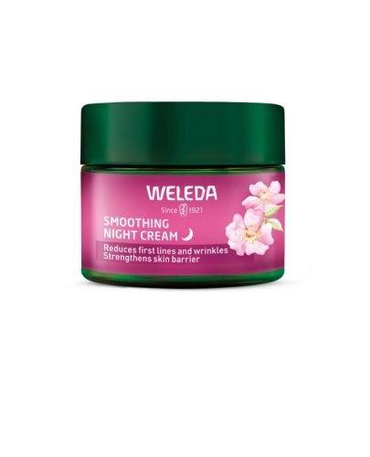 Weleda Krem wygładzający na noc z dziką różą i białą herbatą, 40 ml