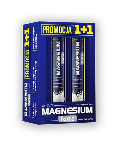 XeniVit Magnesium forte cytrynian, 2 x 20 tabl. mus., cena, opinie, właściwości 