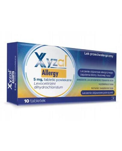 Xyzal Allergy 5 mg, 10 tabletek