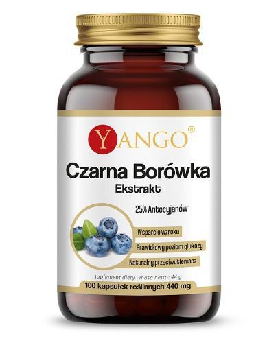 Yango Czarna Borówka Ekstrakt, 100 kapsułek