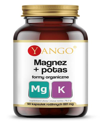 YANGO Magnez + potas formy organiczne, 90 kapsułek