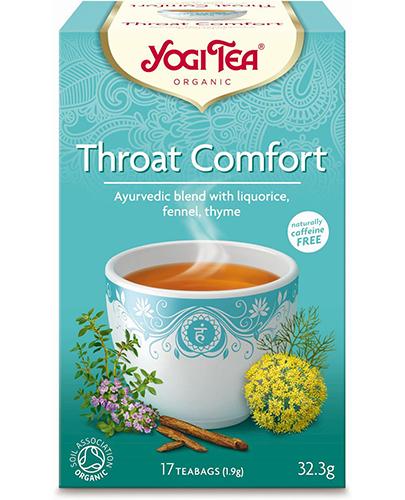 Yogi Tea Organic THROAT COMFORT Na gardło BIO - 17 sasz. - cena, opinie, stosowanie