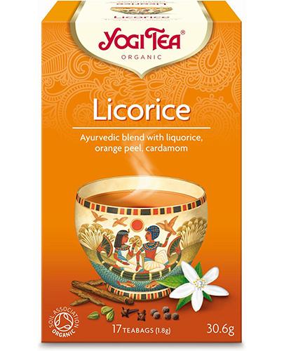 Yogi Tea Organic LICORICE Lukrecja BIO - 17 sasz.- cena, opinie, stosowanie