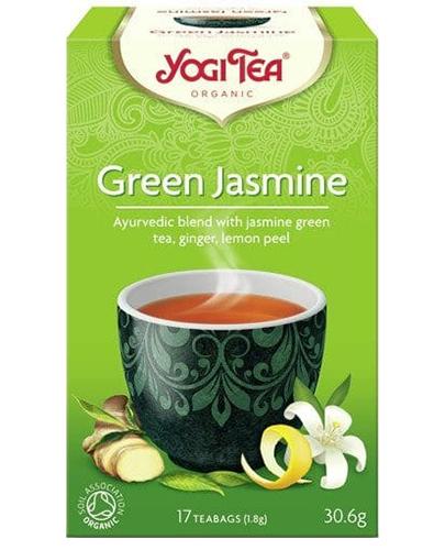 Yogi Tea Organic GREEN JASMINE Zielona jaśminowa BIO - 17 sasz. - cena, opinie, właściwości