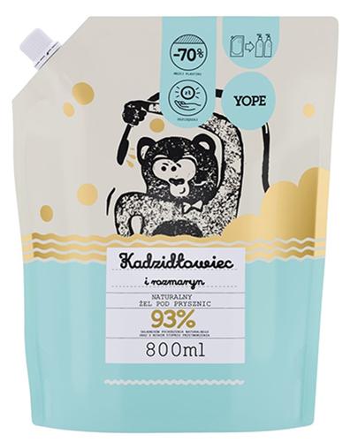 Yope Kadzidłowiec i rozmaryn Naturalny żel pod prysznic Zapas - 800 ml - cena, opinie, właściwości