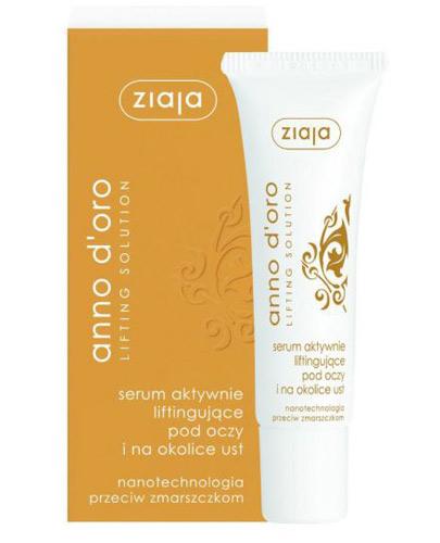 Ziaja Anno D'oro Serum aktywnie liftingujące pod oczy i na okolice ust - 30 ml 