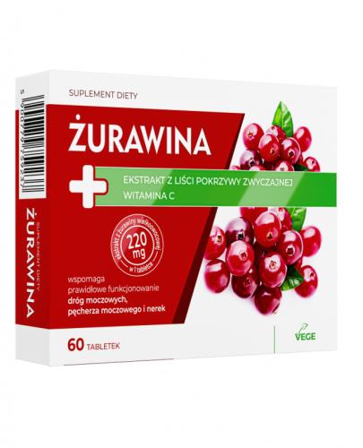 Żurawina, 60 tabletek