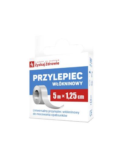 Zyskaj Zdrowie Przylepiec włókninowy na rolce 5 m x 1,25 cm, 1 sztuka